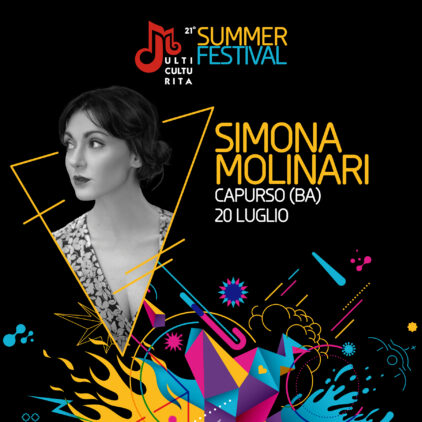 Simona Molinari per il 21° Multiculturita Summer Festival